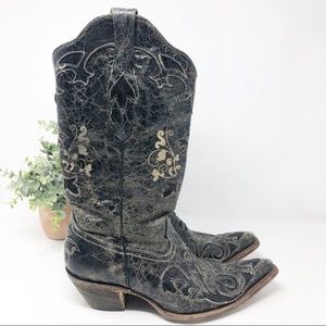 Corral Vintage Distressed “Lizzie” Cowgirl Boot